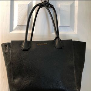 $328 Michael Kors Mercer Large Leather Satchel